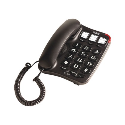 TELEFONE COM FIO ELGIN - CHAVE DE BLOQUEIO - VIVA VOZ - TCF-2300